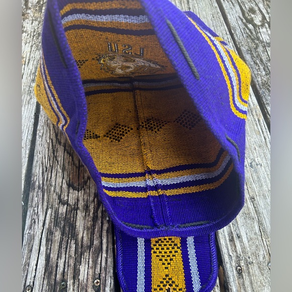 Louisiana State University LSU Tigers Sarape Type Backpack Bag B-5 - Picture 7 of 7